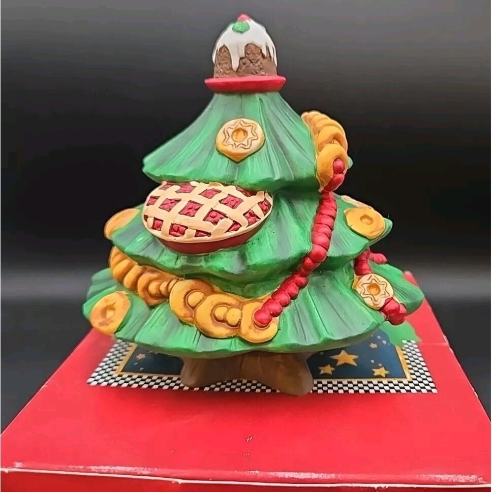 Dept 56 Merry Makers Sweet Treats Tree Ceramic Christmas Figurine with Box